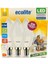 Ecolite 8.5W LED Mum Ampul – E14 Duy, 810 Lüme, 3000K Sarı Işık, 60W Eşdeğer, 3’lü Paket, Opal Deko 1
