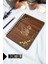 Kuğu Ahşap Kapaklı Spiralli Okul Defteri - Noktalı Defter - 60 Yaprak (120 Sayfa) - A5 15X21 cm 1