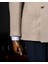 Italyan Stil Slim Fit Kruvaze Erkek Tek Ceket Vizon T14278 3