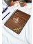 Osmanlı Tuğrası Ahşap Kapaklı Spiralli Defter - Çizgisiz Defter - 60 Yaprak (120 Sayfa) - A5 15X21CM 1
