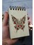 Kelebek Temalı Ahşap Kapaklı Not Defteri - Mini Defter - Cep Defteri - Benim Listem 1