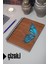 Kelebek Temalı Ahşap Kapaklı Defter - Çizgili Defter - Ajanda - Okul Defteri (A5 - 120 Sayfa) 1