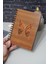 Kelebek Temalı Ahşap Kapaklı Defter - Çizgili Defter - Ajanda - Okul Defteri (A5 - 120 Sayfa) 2