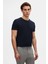 Ds Damat Slim Fit Lacivert/vizon/beyaz 3'lü T-Shirt 4HC14ORTBN533 2