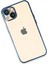 iPhone 14 Kılıf Razer Lensli Silikon - Açık Mavi 3