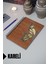 Kelebek Temalı Ahşap Kapaklı Defter - Kareli Defter - Ajanda - Okul Defteri (A5 - 120 Sayfa) 1