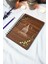 Galata Kulesi Ahşap Kapaklı Spiralli Defter - Çizgisiz Defter - 60 Yaprak (120 Sayfa) - A5 15X21 cm 1