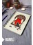 Kedi Desenli Ahşap Kapaklı Defter - Kareli Defter - Ajanda - Okul Defteri (A5 - 120 Sayfa) 1