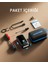 Jp3 16000MAH 3000A Bitmiş Aküyü Çalıştıran & Lastik Şişirme Pompalı Jump Starter Taşınabilir Akü Takviye Kiti (POWERBANK-PD30W + LCD + LED Işık) 8