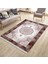 Bordo Göbekli Desen Kaymaz Taban Halı Makinede Yıkanabilir Kilim Dot Tabanlı Halı 3019C 1