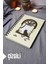 Kedi Desenli Ahşap Kapaklı Defter - Çizgili Defter - Ajanda - Okul Defteri (A5 - 120 Sayfa) 1