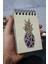Ananas Temalı Ahşap Kapaklı Not Defteri - Mini Defter - Cep Defteri - Benim Listem 1
