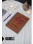 Atatürk Temalı Ahşap Kapaklı Defter - Kareli Defter - Ajanda - Okul Defteri (A5 - 120 Sayfa) 1