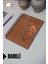 Kelebek Temalı Ahşap Kapaklı Defter - Kareli Defter - Ajanda - Okul Defteri (A5 - 120 Sayfa) 1