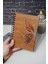 Kelebek Temalı Ahşap Kapaklı Defter - Kareli Defter - Ajanda - Okul Defteri (A5 - 120 Sayfa) 3