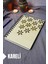 Çiçek Desenli Ahşap Kapaklı Defter - Kareli Defter - Ajanda - Okul Defteri (A5 - 120 Sayfa) 1