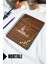 Kız Kulesi Ahşap Kapaklı Spiralli Defteri - Noktalı Defter - 60 Yaprak (120 Sayfa) - A5 15X21 cm 1