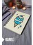 Dondurma Desenli Ahşap Kapaklı Defter - Kareli Defter - Ajanda - Okul Defteri (A5 - 120 Sayfa) 1