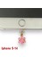 Iphone 5-14 Çelik Takı Figürlü Telefon Şarj Portu Toz Tıpası Toz Tıkacı Charm IPGL6009 1