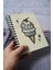 Dondurma Desenli Ahşap Kapaklı Defter - Noktalı Defter - Ajanda - Okul Defteri (A5 - 120 Sayfa) 2