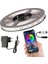 Rgb Şerit LED Set Tak Çalıştır Bluetoothlu ve Müziğe Duyarlı 5050 Iç Mekan Silikonsuz (3 Metre) 1