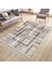 Modern Çizgili Kilim Makinede Yıkanabilir Kaymaz Taban Kilim Dot Tabanlı Salon Halısı 0047B 3
