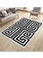 Çizgili Kilim Makinede Yıkanabilir Kaymaz Tabanlı Halı Yolluk Dot Tabanlı Salon Halısı 0096A 3