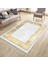 Gold Desenli Makinede Yıkanabilir Kaymaz Taban Halı Dot Tabanlı Salon Halısı 0126B 1