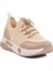 Bej Fileli Kadın Günlük Ayakkabı 702465 Z 1