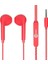 Lenovo Lecoo EH104R 3.5 mm Jacklı Kablolu Kulak Içi Mikrofonlu Kulaklık Kırmızı 2