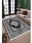 Siyah Kaymaz Tabanlı Halı Makinede Yıkanabilir Kilim Dot Tabanlı Salon Halısı 3001E 2
