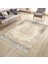 Eskitme Desenli Kaymaz Taban Halı Makinede Yıkanabilir Kilim Dot Tabanlı Salon Halısı 3016B 4