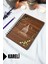Galata Kulesi Ahşap Kapaklı Spiralli Defter - Kareli Defter - 60 Yaprak (120 Sayfa) - A5 15X21 cm 1