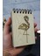 Flamingo Figürlü Ahşap Kapaklı Not Defteri - Mini Defter - Cep Defteri - Benim Listem 1