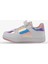 Dina Beyaz Cırtlı Ortopedik Sneakers Kız Çocuk Spor Ayakkabı 3