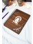 Kedili Pencere Ahşap Kapaklı Defter - Çizgisiz Defter - 60 Yaprak (120 Sayfa) - A5 15X21 cm 1
