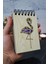 Flamingo Figürlü Ahşap Kapaklı Not Defteri - Mini Defter - Cep Defteri - Benim Listem 1