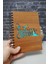Istanbul Temalı Ahşap Kapaklı Defter - Kareli Defter - Ajanda - Okul Defteri (A5 - 120 Sayfa) 3