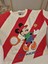 %100 Pamuklu Minnie Mouse Desenli Kız Çocuk Takım - Kısa Kollu Tişört ve Şort 3