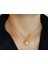 Kristal Taşlı Van Cleef Model Kolye, Altın Kaplama Çift Taraflı Yonca Modeli Kolye, Van Cleef Bijuteri Kolye, Van Cleef Altın Kaplama Kolye, Dört Yapraklı Şans Yonca Kolye 1
