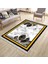 Floral Desenli Kaymaz Tabanlı Halı Makinede Yıkanabilir Kilim Dot Tabanlı Halı 2011A 3