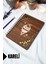 Dondurma Ahşap Kapaklı Spiralli Defter - Kareli Defter - 60 Yaprak (120 Sayfa) - A5 15X21 cm 1