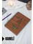 Galata Kulesi Temalı Ahşap Kapaklı Defter - Kareli Defter - Ajanda - Okul Defteri (A5 - 120 Sayfa) 1