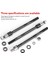 Bisikletler 160-178MM Thru Axles Adaptörü Yüksek Mukavemetli Bisiklet Römork Bağlantısı Thru Axles Adaptörü Parçaları Kolayca Takmak Için P1.0 (Yurt Dışından) 4