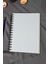 Çiçek Desenli Ahşap Kapaklı Defter - Noktalı Defter - Ajanda - Okul Defteri (A5 - 120 Sayfa) 5