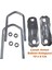 Çanak Anten Balkon Kelepçesi U Standart 10 x 6 cm (2’li Paket) 1