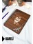 Dondurma Ahşap Kapaklı Defter - Kareli Defter - 60 Yaprak (120 Sayfa) - A5 15X21 cm 1