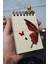 Kelebek Temalı Ahşap Kapaklı Not Defteri - Mini Defter - Cep Defteri - Benim Listem 1