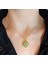 Kristal Taşlı Van Cleef Model Kolye, Altın Kaplama Çift Taraflı Yonca Modeli Kolye, Van Cleef Bijuteri Kolye, Van Cleef Altın Kaplama Kolye, Dört Yapraklı Şans Yonca Kolye 1