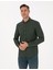 Erkek Koyu Haki Slim Fit Uzun Kollu Gömlek 50311562-VR111 3